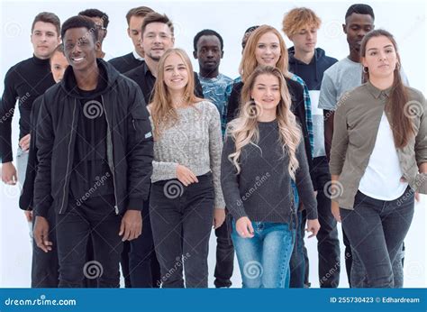 Diverse Group People Multiethnic Standing Concept Stock Image Image
