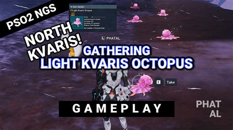 Gathering Light Kvaris Octopus Pso2 Ngs Phantasy Star Online New Gene