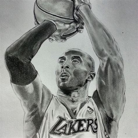 Immortal Tips How To Draw Kobe Speed Drawing Kobe Bryant In Step By Step Drawing