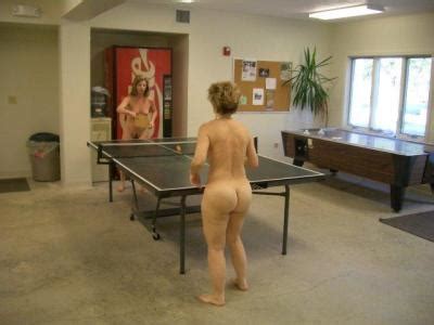 Playing Nude Ping Pong Table In Nudist Resort Tumbex