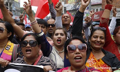 काठमाडौंमा सरकारविरुद्ध कांग्रेसको प्रदर्शन Online Khabar