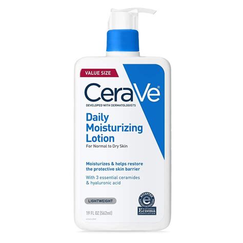 It's made with a special blend of three essential ceramides and hyaluronic acid. CeraVe Daily Moisturizing Lotion | 19 Ounce | Face & Body ...