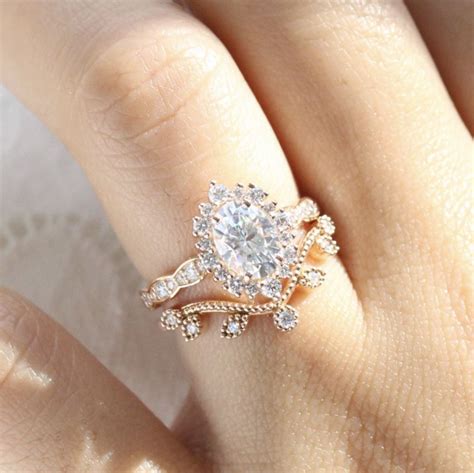 Vintage Inspired Bridal Ring Set By Lamore Design Vintage Inspired