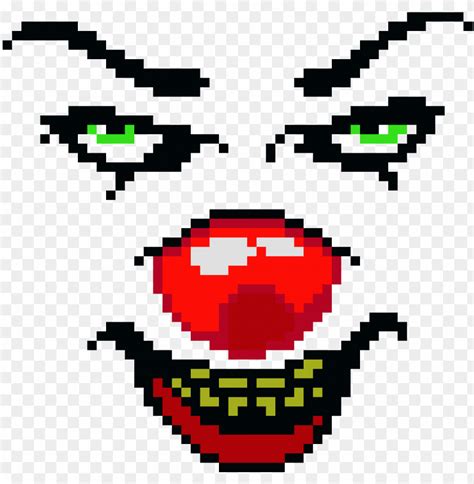 Free Download Hd Png Original Pennywise Horror Pixel Art Minecraft