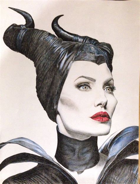Maleficent Maleficent Drawing Maleficent Color Pencil Art