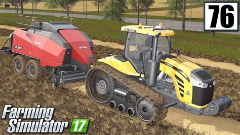 Prasowanie Słomy Farming Simulator 17 76 Youtube