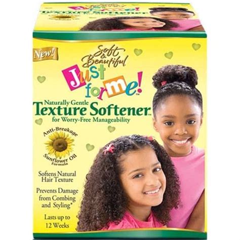 Prevents damage form coming and styling. Soft And Beautiful Just For Me! Texture Softener Kit ...