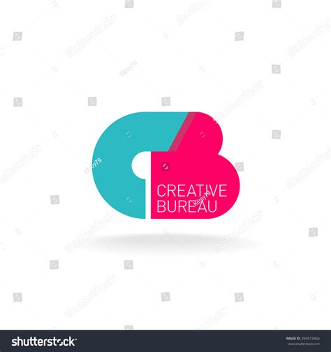 Letters C And B Ligature Logo Template Creative Royalty Free Stock