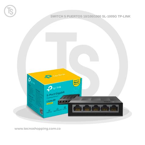 Switch 5 Puertos 101001000 Sl 1005g Tp Link Tecno Shopping