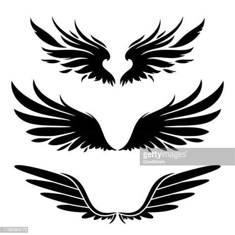 Black Angel Wings Vector Photos And Premium High Res Pictures Getty