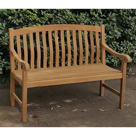 Light Up Your Garden Patio Or Deck With This Classic Seymour 4 Teak Wood Garden Bench The