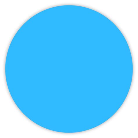 Blue Circle No Background