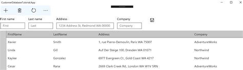 Create A Customer Database Application Uwp Applications Microsoft Learn