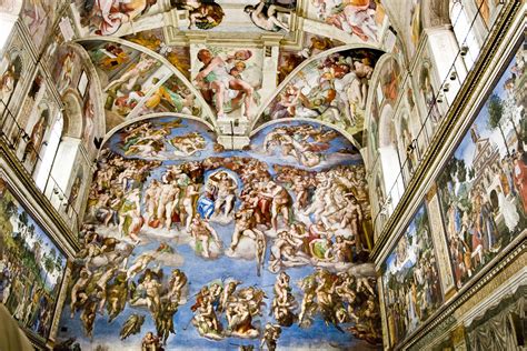 The ceiling of the sistine chapel is one of the most impressive works of art of all time. Sistine Chapel in the Vatican City, Italy - International ...
