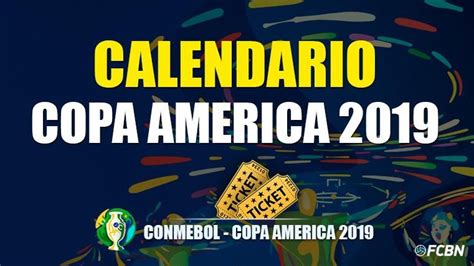 Copa américa 2021 scores, live results, standings. Calendario Copa América 2019 - Todos los partidos - FC ...