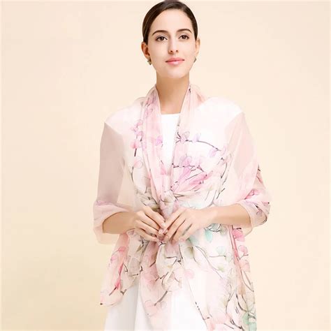 Buy High Quality 100 Mulberry Silk Scarf Natural Real Silk Women Long Scarves