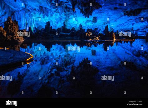 The Famous Reed Flute Caves Of Guilin China Stock Photo Alamy