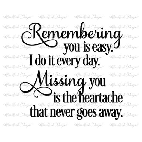 Remembering You Memorial Quote Svg File Svg Dxf Png For Cameo Etsy In 2021 Memories Quotes