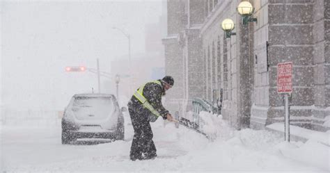 New Brunswick Cleaning Up After Massive Storm Brings Heavy Snow Wind