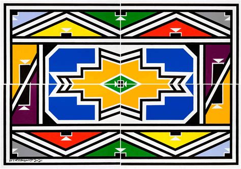 Dr Esther Mahlangu 2023 Galerie 75 Faubourg X Galerie Enrico Navarra