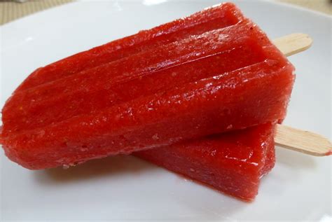 Foods For Long Life Refreshingly Raw 20 Calorie Strawberry Popsicles
