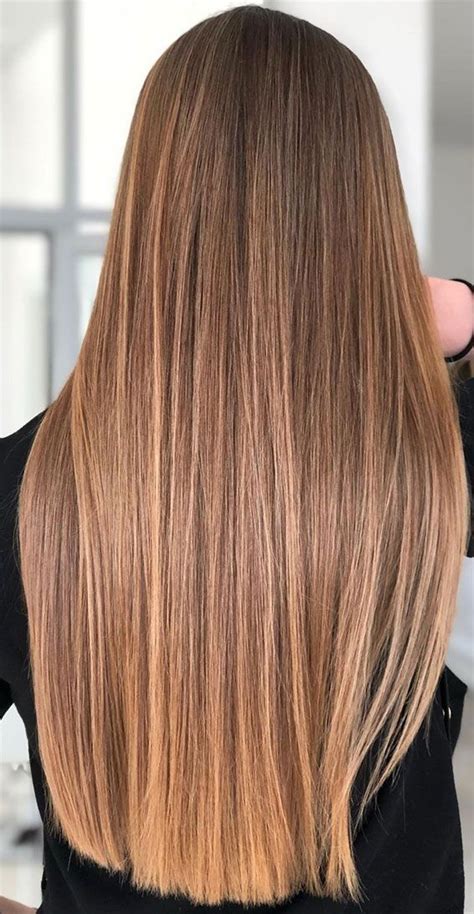 Beautiful Fall Hair Color Ideas For Brunettes In Balayage Straight Hair Hair Color