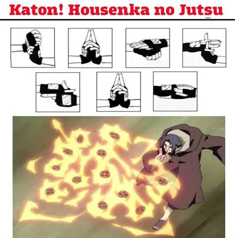 Naruto Katon Goukakyuu No Jutsu Hand Signs Narucrot