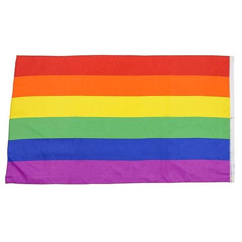 Lgbt Rainbow Flag 3x5ft Polyester Standard Flag Gay Pride Peace Flags