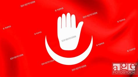 Autonomous Island Of Anjouan Flag Close Up Stock Photo Picture And