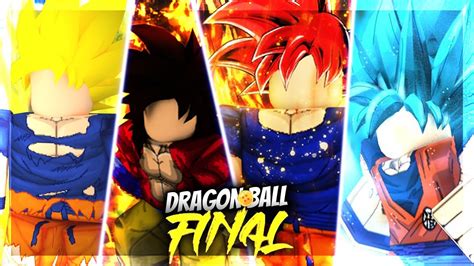 All Saiyan Forms Dragon Ball Final Remastered Roblox Youtube