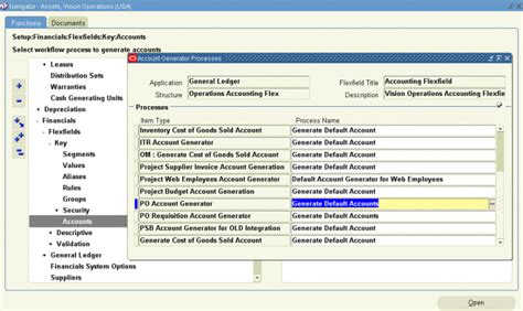 Account Generator Processes Oracle Erp Apps Guide