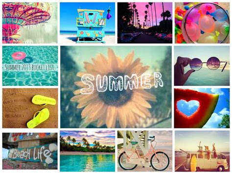 Laptop Collage Summer Wallpapers Wallpaper Cave