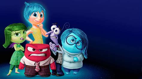 1080p Free Download Pixar Inside Out Main Characters Disney Pixar Characters Hd Wallpaper