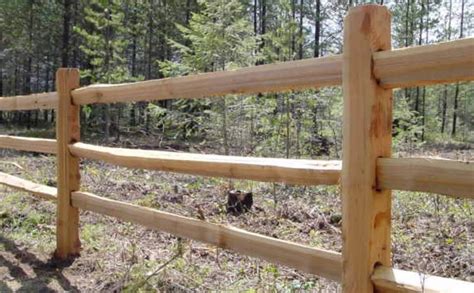 Split rail fences give a rustic, casual look to any property and can provide a level of functionality as well. Built-in Natural Pest Defense