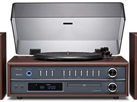 Teac Lp P1000 Turntable Audio System With Cd And Bluetooth Solid State