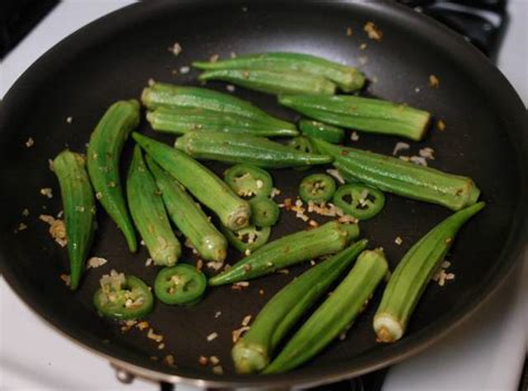Sauteed Okra With Roasted Red Peppers Recipe File