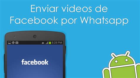 From we all have seen, facebook more focusing on video platforms also facebook offers the option to save a video or choosing the quality of the video but there is no option to share it on whatsapp. Compartir Videos De Facebook Por Whatsapp | 2015 - YouTube