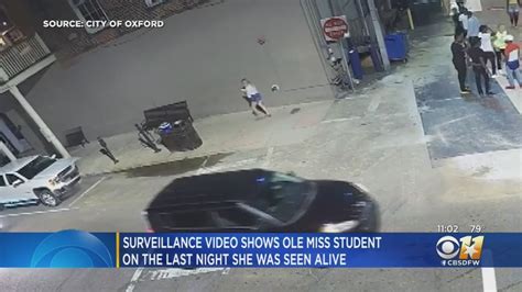 Surveillance Footage Appears To Show Slain Ole Miss Student Ally