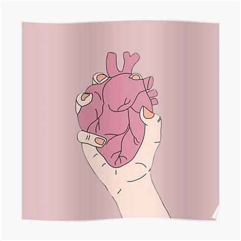 Your Heart In My Hands Sticker Poster For Sale By Jaleaya Redbubble