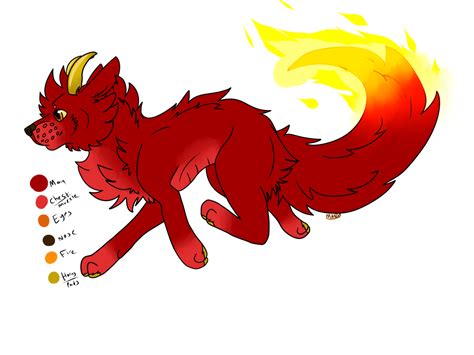 Firewolf Adoptable Closed By Hy333na On Deviantart