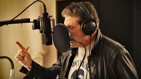 Watch David Hasselhoff Record Metal Song Through The Night Video