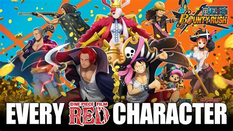 Every Film Red Character In One Piece Bounty Rush Opbr Youtube