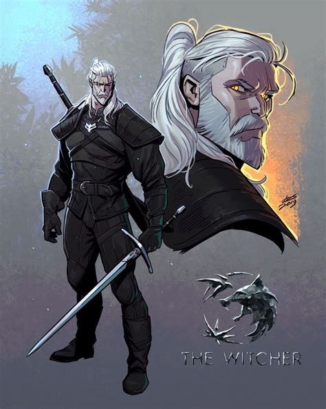 Artstation The Witcher Geralt Of Rivia Ivan Fiorelli Fantasy