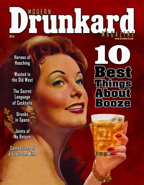 Modern Drunkard Cover 54 Magazine Cover Booze Cover
