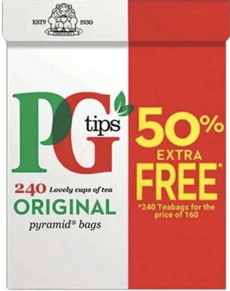 Pg Tips 240 X 4 960 Tea Bags In Total £12 Farmfoods Hotukdeals