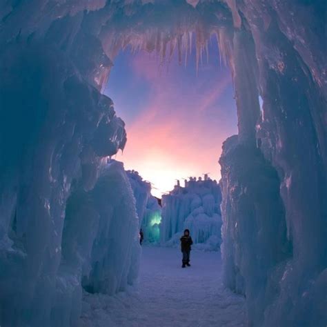 Ice Beautiful Places Ice Castles Travel