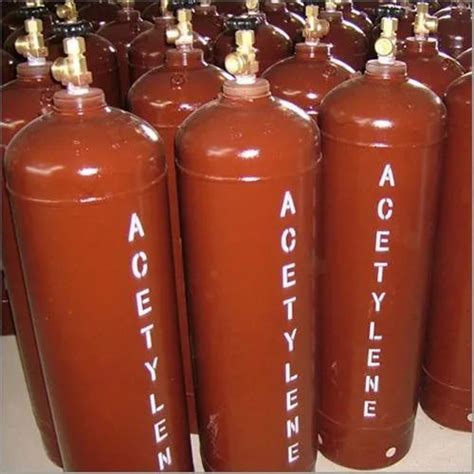 Mild Steel For Industrial Oxy Acetylene Gas Cylinder Capacity 30 40