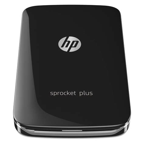 Hp Sprocket Plus Portable Bluetooth Printer Black 2fr86a Mwave