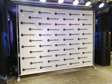 Backdrop Stand Maxi 3m X 2m Stand With Custom Printed Backdrop