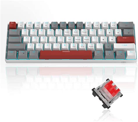 MageGee MK Mini Mechanical Gaming Keyboard Keys Compact Red Switch Gaming Keyboard
